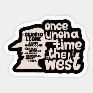 Serenade of the Spaghetti Western: Once Upon a Time in the West - SERGIO LEONE Sticker